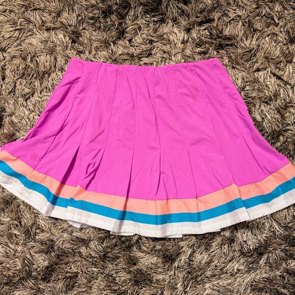 SOLD Lilly Pulitzer Loren Luxletic Tennis Skort Size M Amethyst Stripe NWOT $108 - Picture 9 of 9